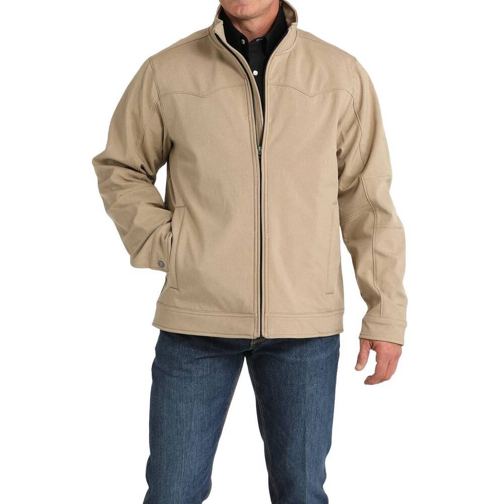 NEW CINCH bonded conceal carry jacket - plus in khaki